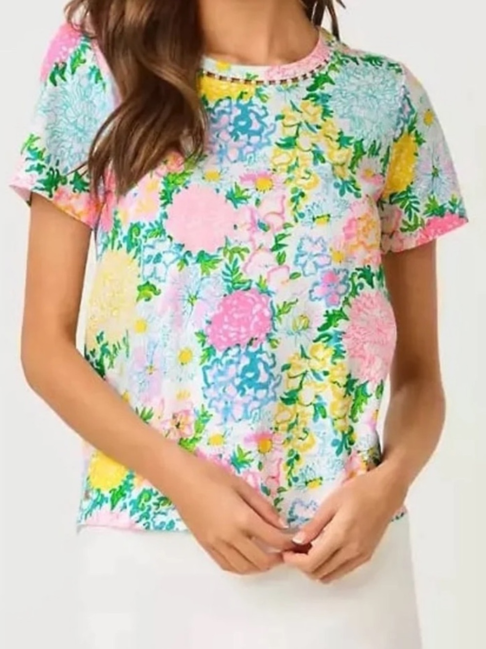 Lilly Pulitzer Clairmont Pearl Knit Top